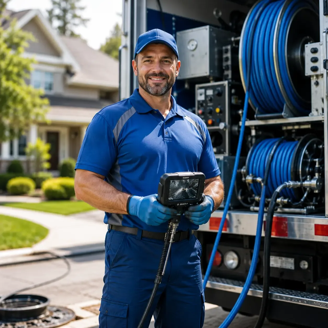 Local outdoor drain cleaning specialists in Bedford, NH